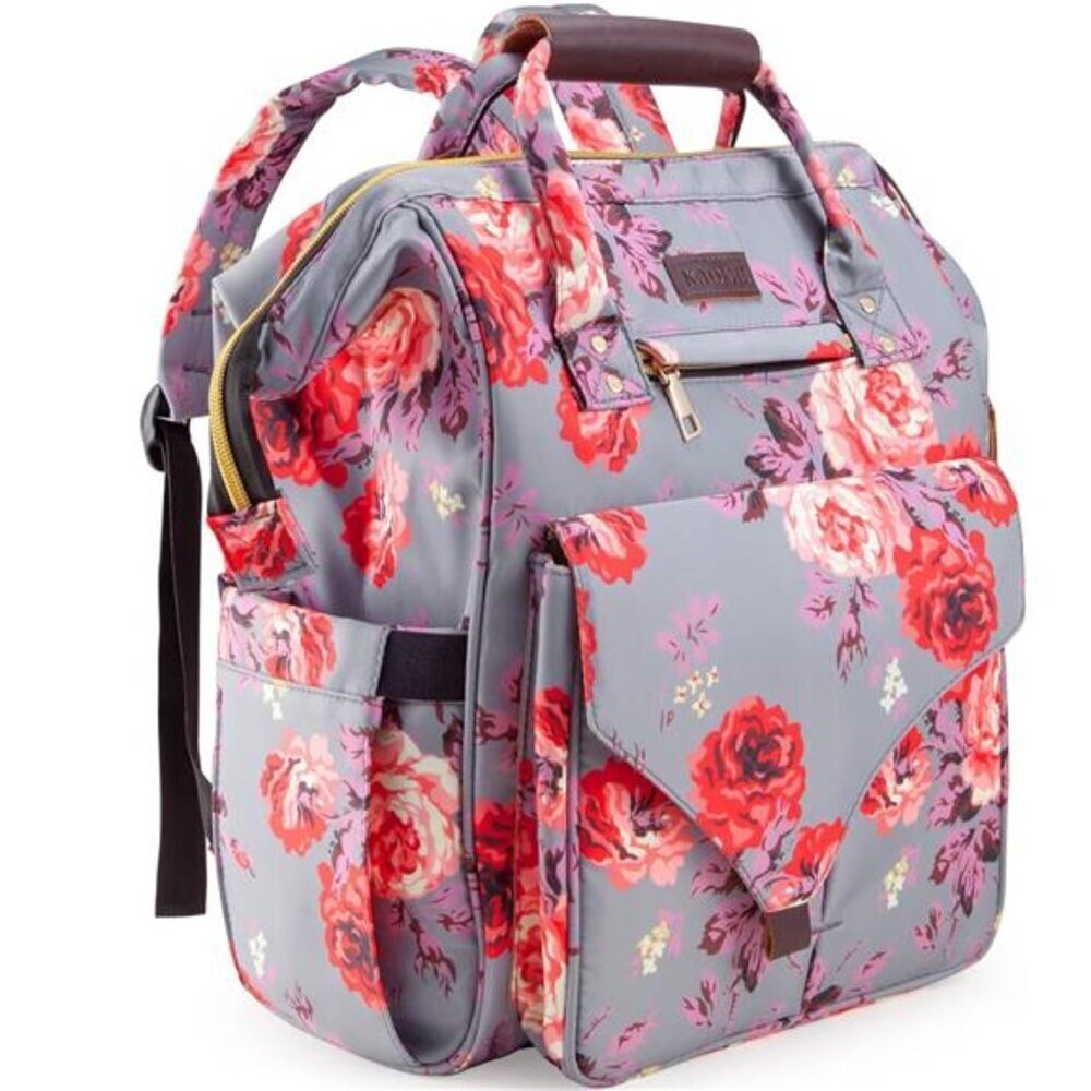 Large Capacity Diaper Bag Backpack Waterproof Multi-Pocket - Picture 4 of 7